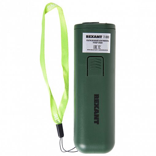 Отпугиватель-тренер собак Rexant, ультразвуковой, на батарейке, 13 x 4 x 3 см фото
