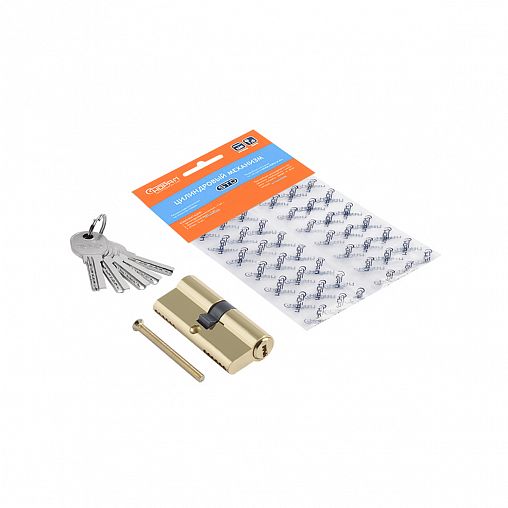 Цилиндровый механизм Нора-М STD AL ЛП-70 (35-35), ключ/ключ, золото фото