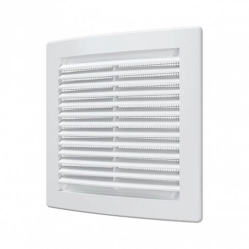 Решетка вентиляционная Era 1515РЦ, пластиковая, с сеткой, 150 x 150 мм фото