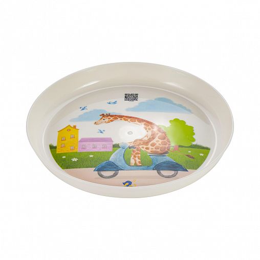 Набор посуды Lalababy Play with Me Busy Animals, (тарелка, миска, стакан) фото