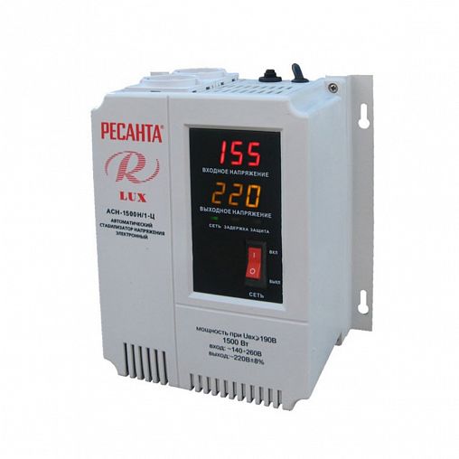 Стабилизатор напряжения Ресанта Lux АСН-1500Н/1-Ц, 1500 Вт фото
