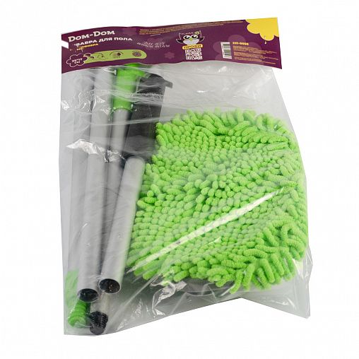 Швабра для пола Doм-Doм, с насадкой из микрофибры, с рукояткой 70 - 160 см фото