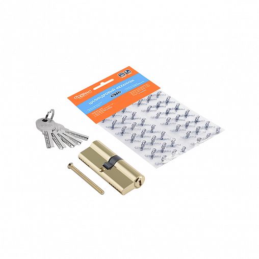 Цилиндровый механизм Нора-М STD AL ЛП-80 (40-40), ключ/ключ, золото фото