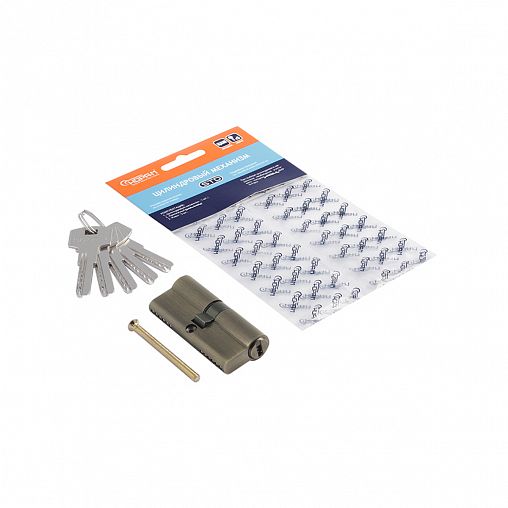 Цилиндровый механизм Нора-М STD Z ЛП-70 (35-35), ключ/ключ, старая бронза фото