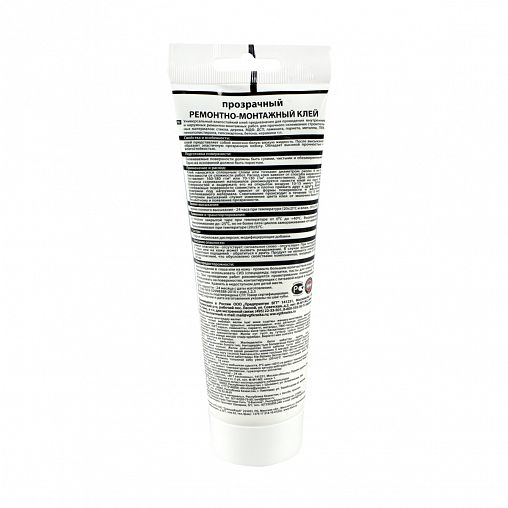 Клей ремонто-монтажный VGT, акриловый, 250 г, прозрачный фото