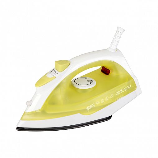 Утюг Energy EN-327, 1600 Вт, подошва тефлоновая, желтый фото
