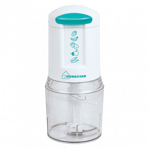 Электрический кухонный измельчитель Homestar HS-2007, чаша 1 л, 300 Вт, 2 скорости фото