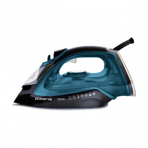 Утюг Polaris PIR 2821AK 3M, 2800 Вт, подошва керамическая, бирюзовый фото