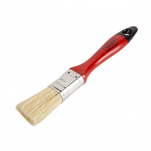 Кисть плоская Кедр Профи №1, натуральная щетина, пластиковая ручка, 25 мм фото