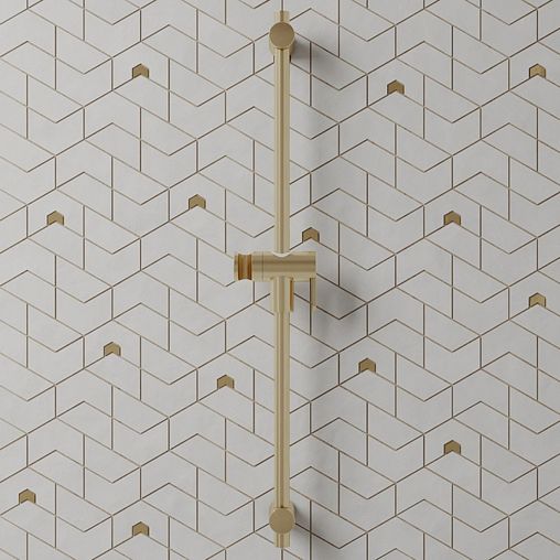 Штанга для душа IDDIS Ray, золото матовое фото