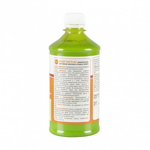 Колер паста Текс Универсал №07, салатная, 0,5 л фото