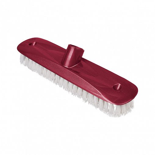 Щетка для пола Spin&Clean Rock'n'Roll, жесткая щетина, 23,5 x 6 x 6,5 см, бордо фото