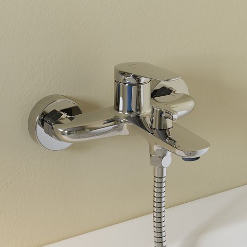 Смеситель для ванны IDDIS Zodiac X, хром фото