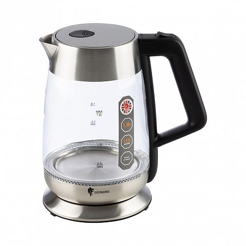 Стеклянный чайник электрический Leonord LE- 1508, 1,8 л фото