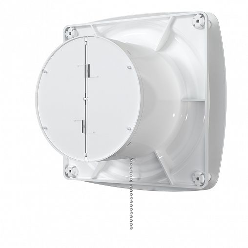 Вентилятор осевой вытяжной DiCiTi Rio 5C-02 D125, с обратным клапаном и тяговым выключателем фото