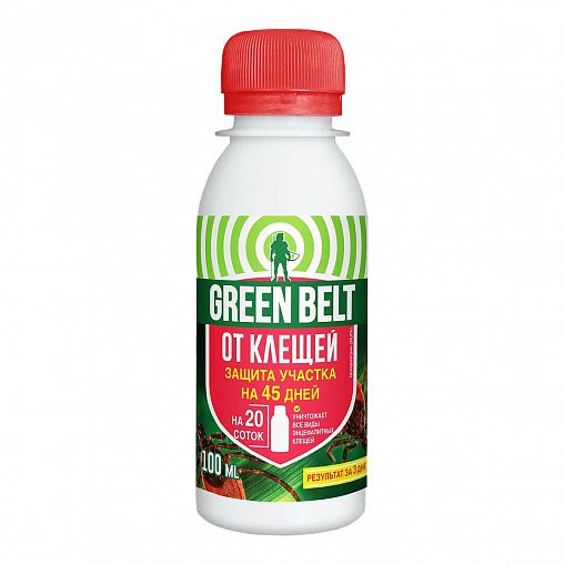 Концентрат от клещей Green Belt, до 20 соток, инсектицидный, 100 мл фото
