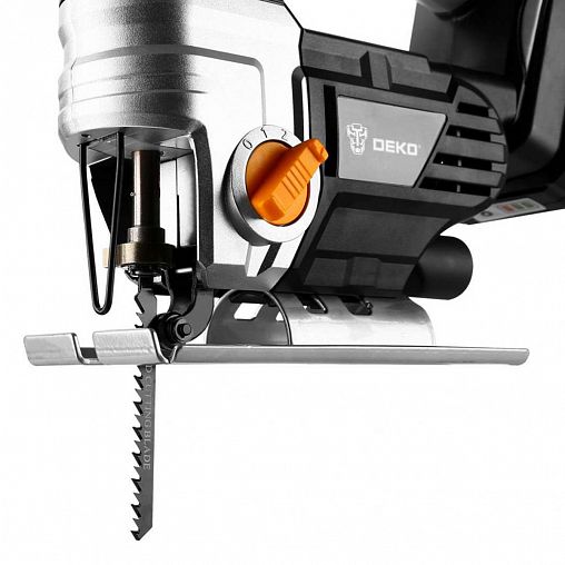 Лобзик аккумуляторный Deko DKJS20, 20 В, 2 x 2 Ач Li, ЗУ фото