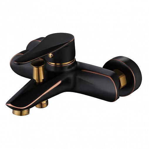 Смеситель для ванны Профсан ПСМ-301-1, однорычажный, двухцветный фото