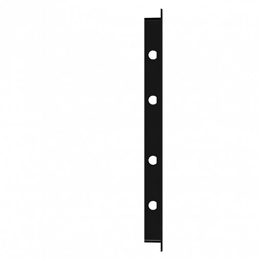 Люк-дверца ревизионная Evecs L3030N black, нажимная, с фланцем 300 x 300 мм, 327 x 327 мм фото