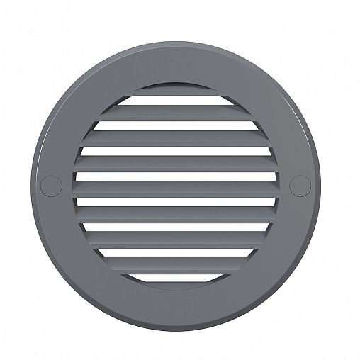 Решетка вентиляционная Era Streetline 10РКН сер, пластиковая, с фланцем D 100 мм, D 136 мм фото