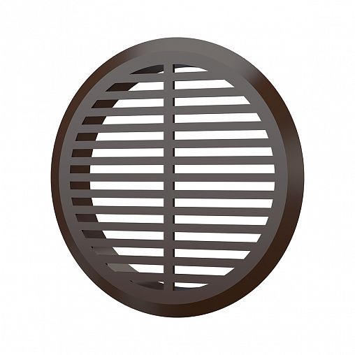 Переточная вентиляционная решетка с фланцем d 45 мм Era 05ДП 1/4 кор, пластик, d 50 мм, 4 шт фото