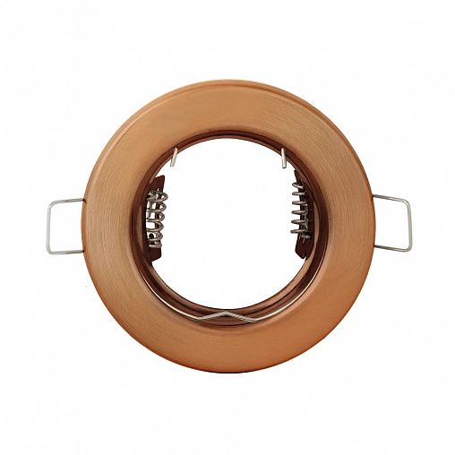 Светильник встраиваемый IEK, под лампу LED MR16, бронза фото