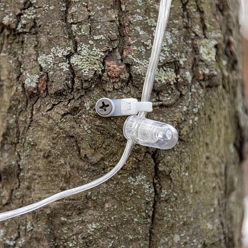 Хомут-стяжка под винт Rexant, нейлон, 3,6 x 150 мм, 100 шт, белый фото