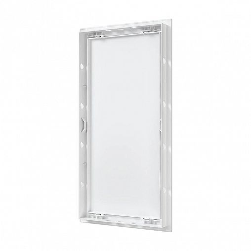 Люк-дверца ревизионная Auramax AD2040, пластик, нажимная, с фланцем 196 x 396 мм, 218 x 418 мм фото