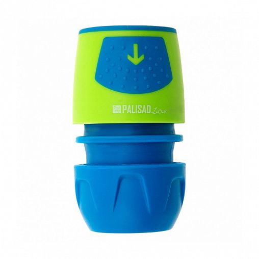 Соединитель для шлангов Palisad Luxe, быстросъемный, с аквастопом, 1/2" - 3/4" фото