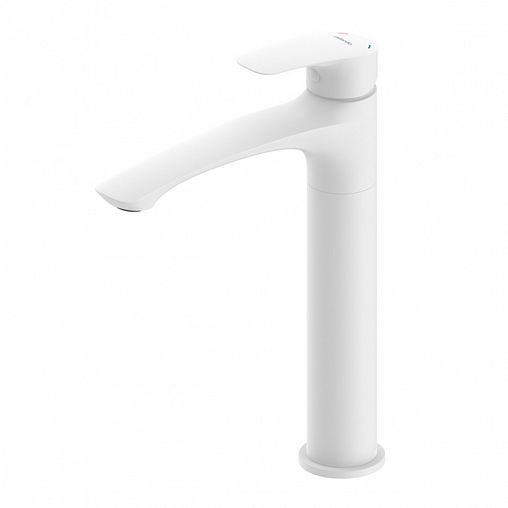 Смеситель для раковины Milardo Rora, белый матовый фото