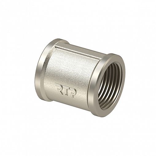 Муфта соединительная латунная РТП с внутренней резьбой 1 1/4" фото Муфта соединительная латунная РТП с внутренней резьбой 1 1/4" фото