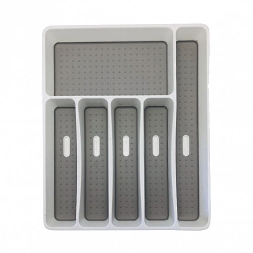 Лоток для столовых приборов Mallony Forma, 40,5 x 33,5 x 4,5 см, серый фото