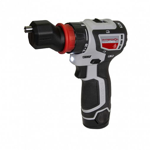 Дрель-шуруповерт аккумуляторная Интерскол ДА-10/12В 36 КомбиМАКС, 12 В, 2 x 2 Ач Li-ion, ЗУ фото