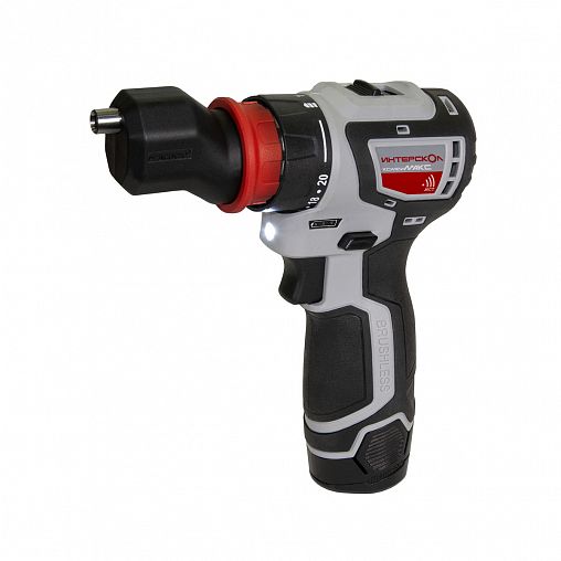 Дрель-шуруповерт аккумуляторная Интерскол ДА-10/12В 36 КомбиМАКС, 12 В, 2 x 2 Ач Li-ion, ЗУ, сумка фото