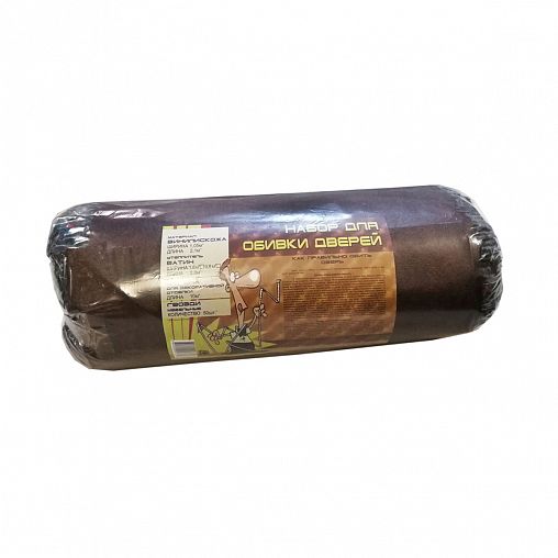 Комплект для обивки двери с ватином, 105 x 210 см, бордо фото