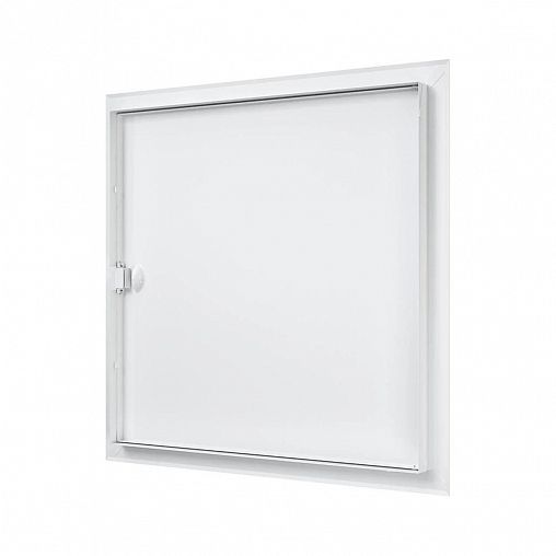 Люк-дверца ревизионная Evecs ЛТ5050Мп, стальная на магните, с фланцем 500 x 500 мм, 560 x 560 мм фото