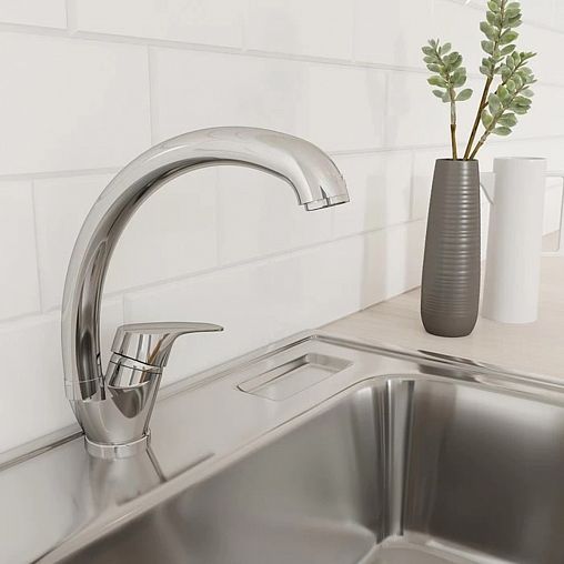 Смеситель для кухни Milardo Meal M05SB0JM05, однорычажный, хром фото