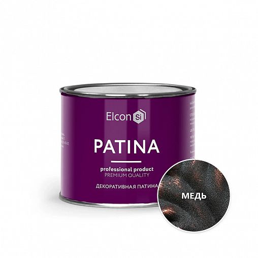 Краска декоративная Elcon Patina, 0,2 кг, медь фото