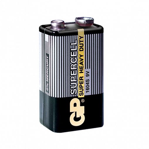 Батарейка GP Greencell Supercell 1604S-B, типоразмер Крона, 1 шт фото