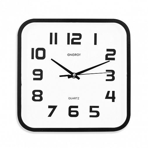 Часы настенные кварцевые Energy ЕС-08, квадратные фото