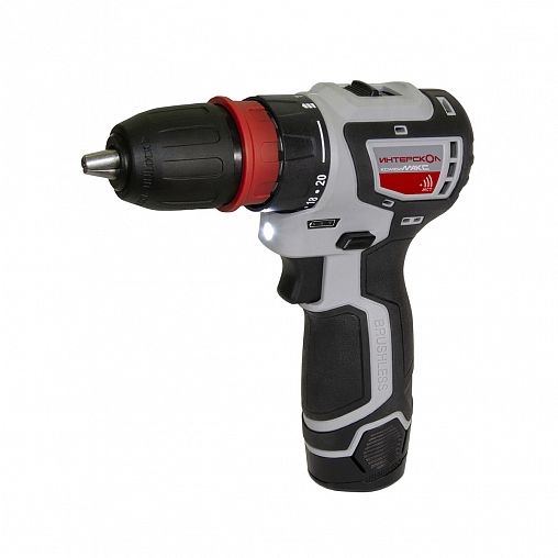 Дрель-шуруповерт аккумуляторная Интерскол ДА-10/12В 36 КомбиМАКС, 12 В, 2 x 2 Ач Li-ion, ЗУ, кейс фото