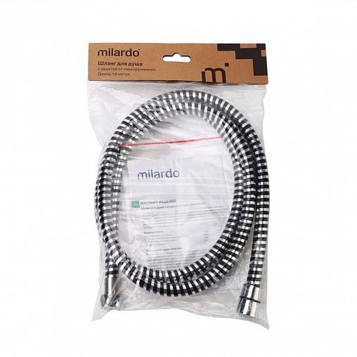 Шланг для душа Milardo 180P160M19, 1,6 м фото