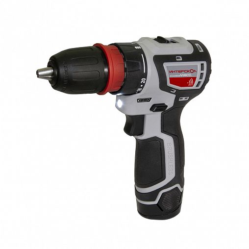 Дрель-шуруповерт аккумуляторная Интерскол ДА-10/12В 36 КомбиМАКС, 12 В, 2 x 2 Ач Li-ion, ЗУ, сумка фото