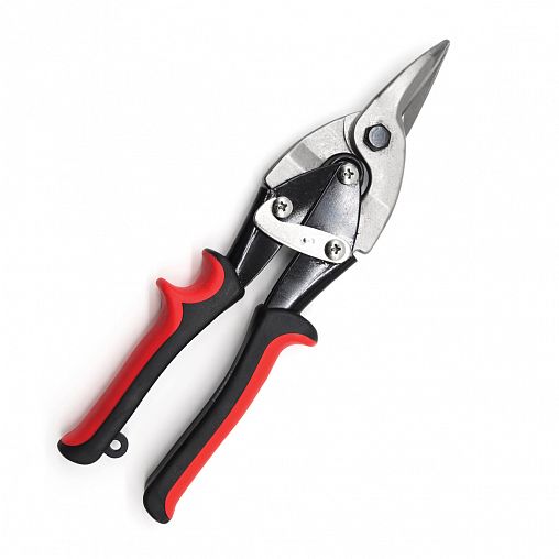 Ножницы по металлу Кедр, двухкомпонентные ручки, прямой рез, 250 мм фото