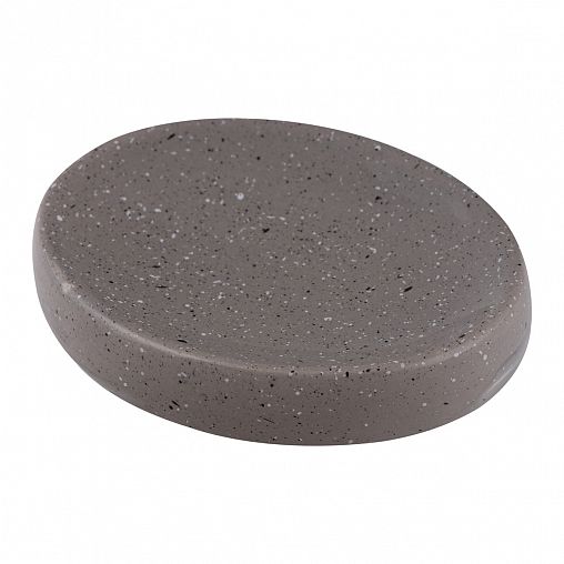 Мыльница Рыжий кот Пастель, керамика, серый фото