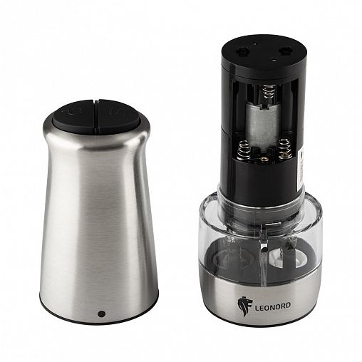 Электромельница для специй Leonord LE-1701, серебро фото
