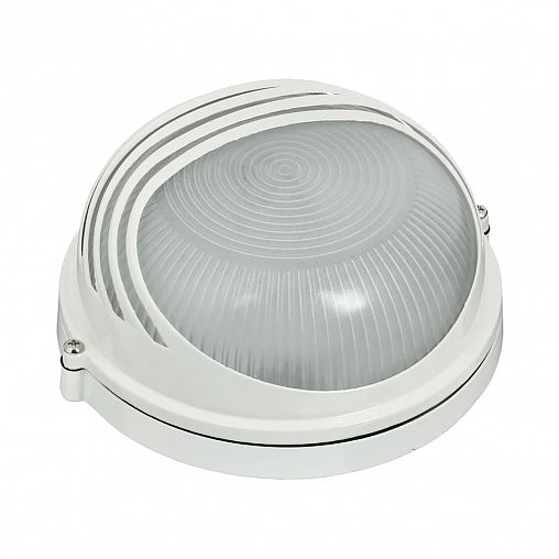 Светильник IEK НПП1307, круг, ресничка, 60 Вт, IP54, белый фото