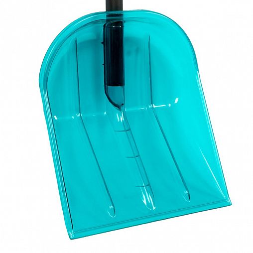 Лопата для уборки снега Palisad Luxe, с алюминиевым черенком, 340 x 385 мм фото