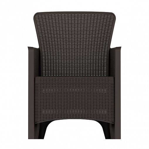 Кресло Альтернатива Ротанг Лайт, 62 x 58,5 x 85 см, мокко фото