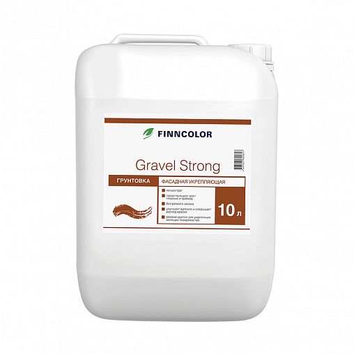Фасадная грунтовка Finncolor Gravel strong, 10 л фото